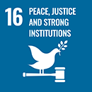 16 PEACE AND JUSTICE STRONG INSTITUTIONS