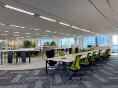 Non-territorial work spaces in the Toyota Tsusho Nagoya Head Office
